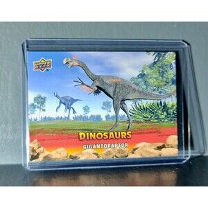 2015 Upper Deck Dinosaurs Giganotosaurus Extinction Red Parallel #3 Card